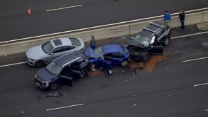 Monash Freeway Vehicle Crash Dandenong North, Melbourne