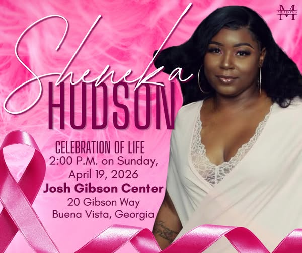 Sheneka Swanson Hudson Buena Vista, GA Obituary, Death